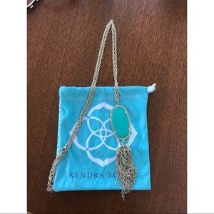 Kendra Scott Rayne Gold Long Pendant Necklace